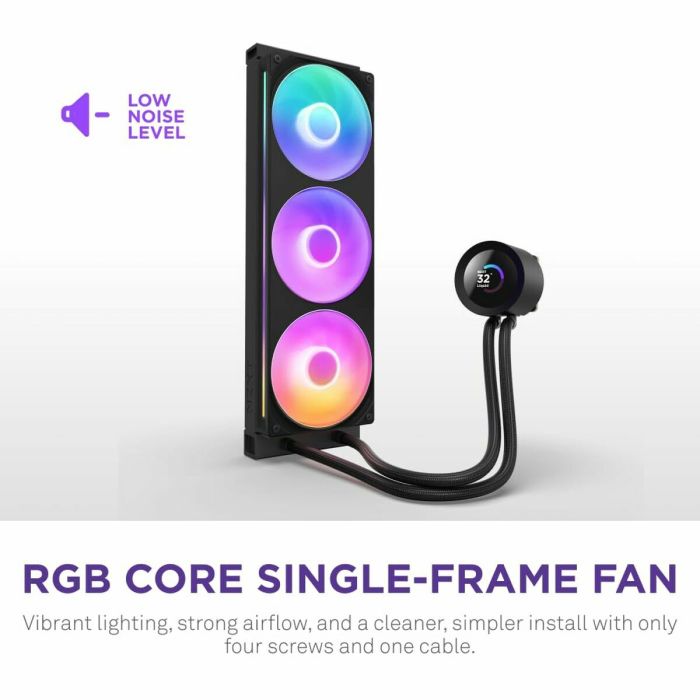 Kit de refroidissement liquide NZXT RL-KR360-B2 Kraken Plus 360 RGB 5 Kit de refroidissement liquide NZXT RL-KR360-B2 Kraken Plus 360 RGB 5