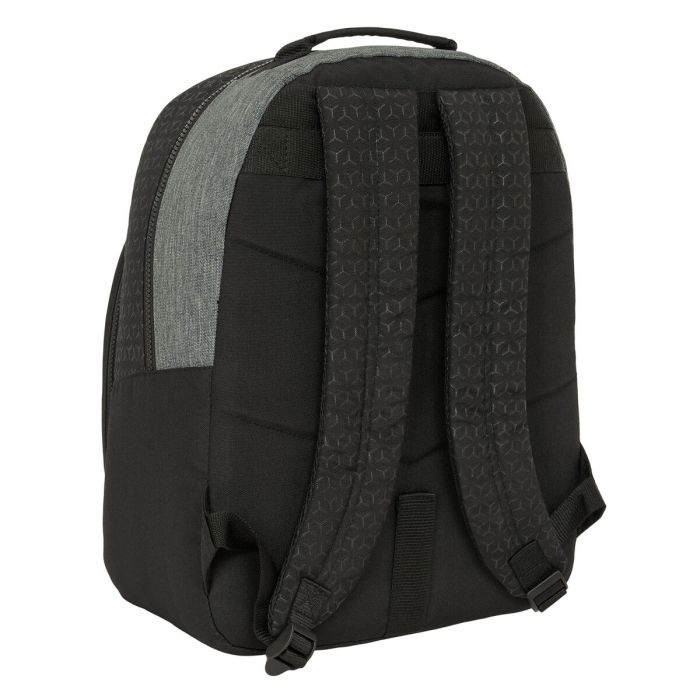 Cartable BlackFit8 Old school Noir Gris 32 x 42 x 15 cm 2 Cartable BlackFit8 Old school Noir Gris 32 x 42 x 15 cm 2