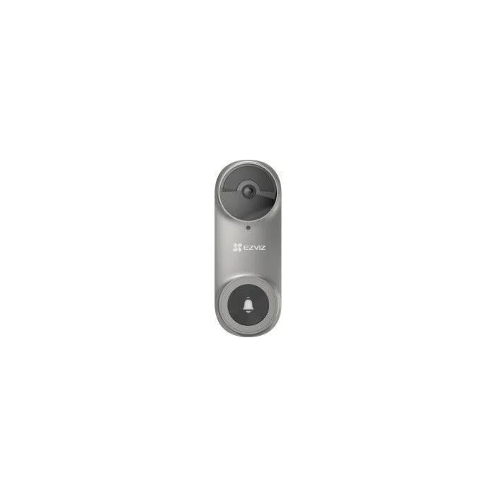 Ezviz DB2 5MP PRO 3K - Sonnette vidéo connectée 5MP sur batterie rechargeable - Design gris moderne pour surveillance et sécurité avancée Ezviz DB2 5MP PRO 3K - Sonnette vidéo connectée 5MP sur batterie rechargeable - Design gris moderne pour surveillance et sécurité avancée
