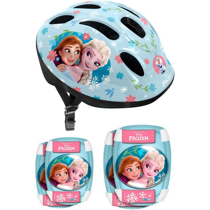 Set casque et coudieres / genouilleres - LA REINE DES NEIGES - RN246507 - 50 / 56 cm 0 Set casque et coudieres / genouilleres - LA REINE DES NEIGES - RN246507 - 50 / 56 cm 0