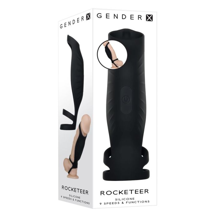 Manchon de pénis Gender X Noir Ø 3,7 cm 0 Manchon de pénis Gender X Noir Ø 3,7 cm 0