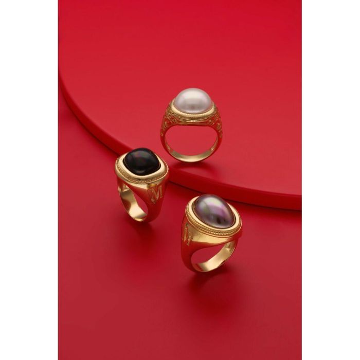 Bague Femme Majorica 17217.07.1.917.010.1 Doré 4