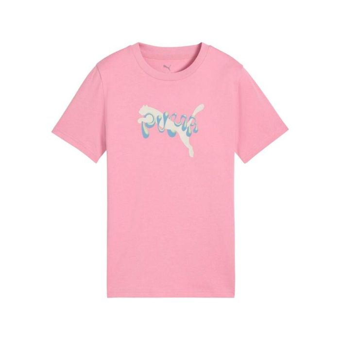 T shirt à manches courtes Enfant Puma Tweenerverse Graphic Rose 2-3 ans 0 T shirt à manches courtes Enfant Puma Tweenerverse Graphic Rose 2-3 ans 0