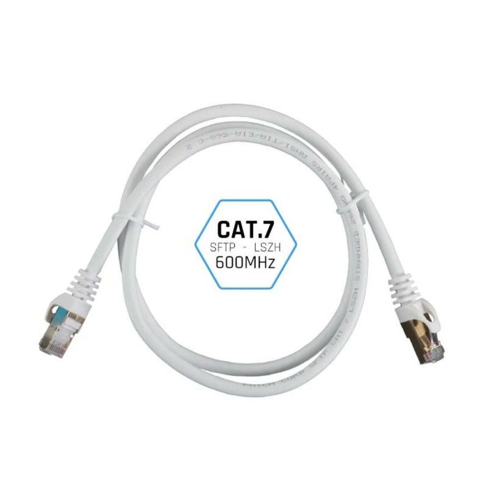Câble Réseau Rigide FTP 7ème Catégorie iggual IGG318638 Blanc 5 m 2 Câble Réseau Rigide FTP 7ème Catégorie iggual IGG318638 Blanc 5 m 2