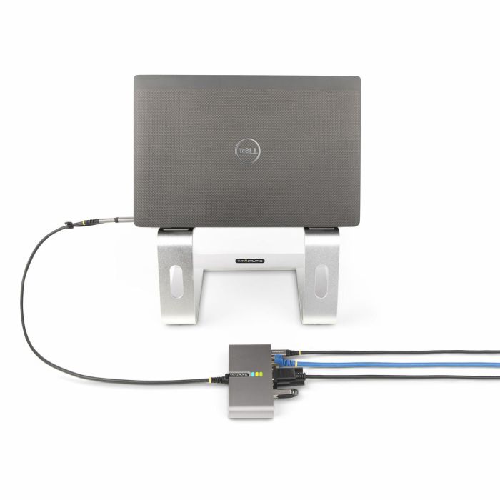 Câble USB Startech 5G2A1SGBB-USB-C-HUB Gris 6 Câble USB Startech 5G2A1SGBB-USB-C-HUB Gris 6