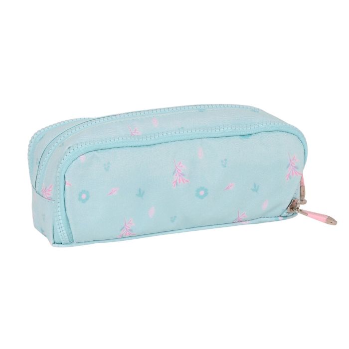 Trousse Fourre-Tout Triple Moos Garden Turquoise 21 x 8 x 8 cm 4 Trousse Fourre-Tout Triple Moos Garden Turquoise 21 x 8 x 8 cm 4