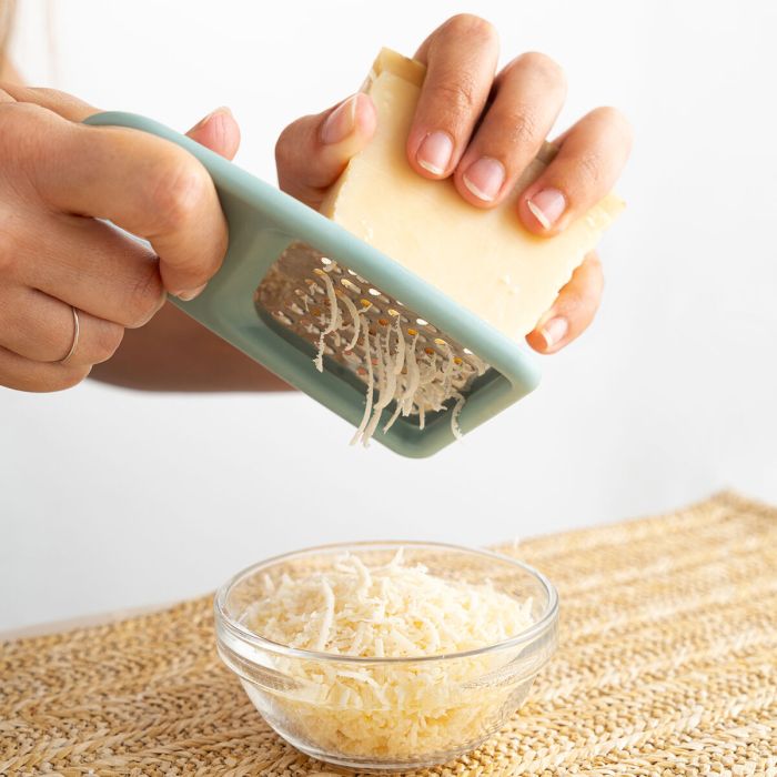 Râpe multi-usages Quid Ozon Vert Métal 13 x 7,5 cm (12 Unités) 2