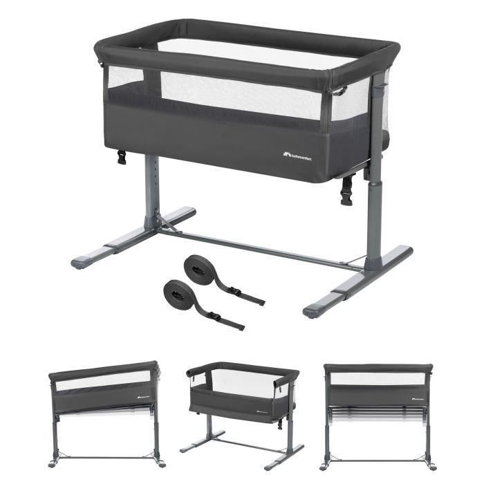 BEBECONFORT Zina Berceau Pliable Bebe & Cododo, 0-6 m (0-9 kg), 5 Positions, Matelas Inclinable, Mineral Graphite 0 BEBECONFORT Zina Berceau Pliable Bebe & Cododo, 0-6 m (0-9 kg), 5 Positions, Matelas Inclinable, Mineral Graphite 0