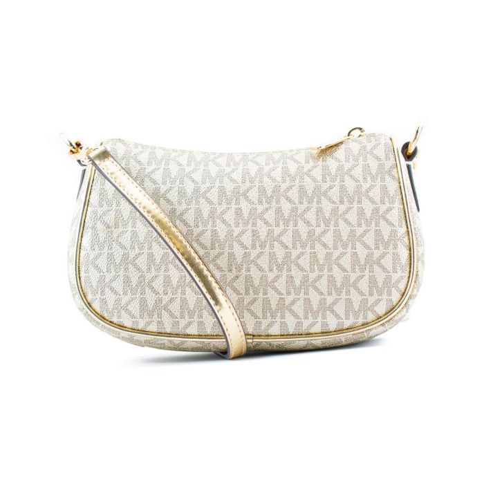 Sac à Bandoulière Michael Kors Carmela Doré 20 x 12 x 7 cm 2
