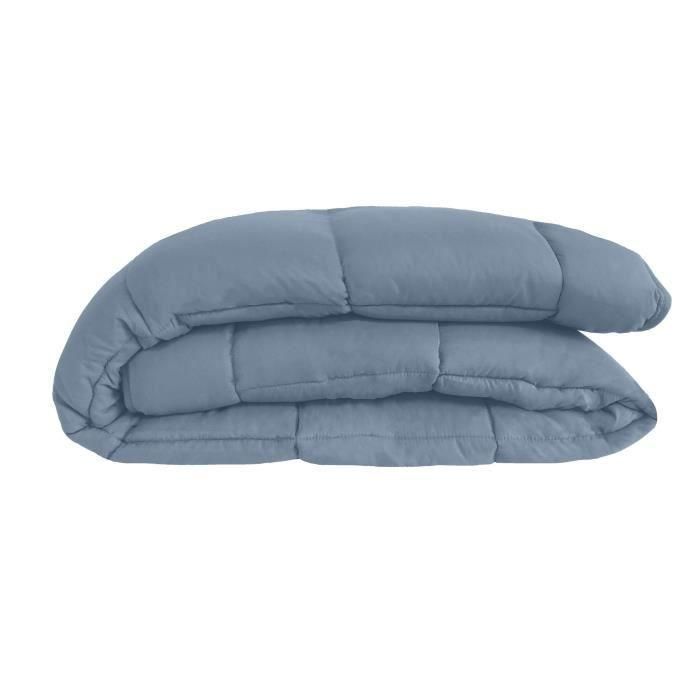 Couette Microfibre 400g/m² CALGARY Petrole & Mastic 140x200cm 5 Couette Microfibre 400g/m² CALGARY Petrole & Mastic 140x200cm 5