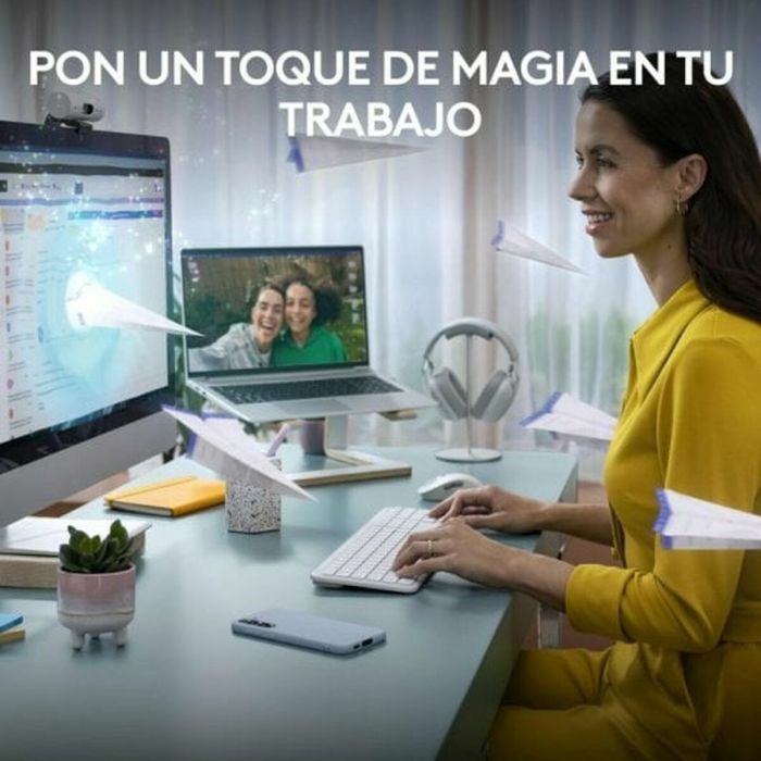 clavier et souris Logitech 920-012596 Blanc Espagnol QWERTY 7