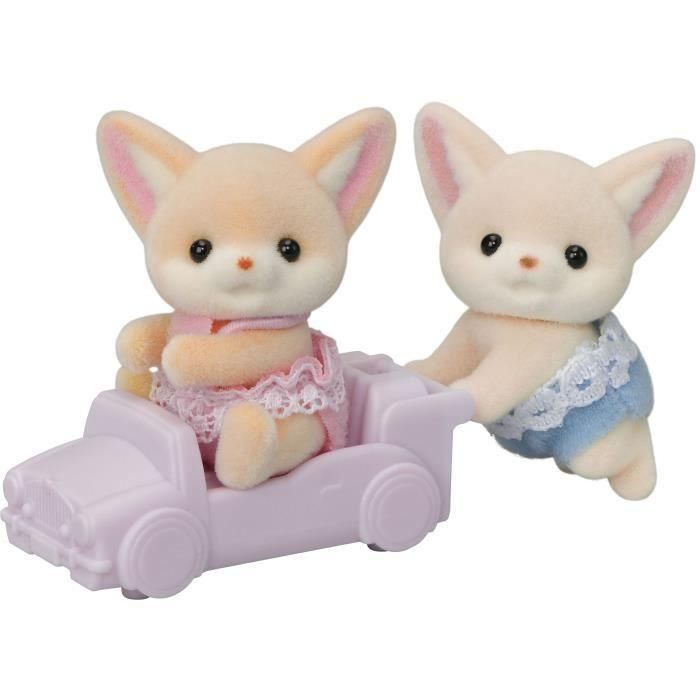 Poupée - SYLVANIAN FAMILIES - Les jumeaux Fennec - Modele 5697 - Multicolore - Articulés 2