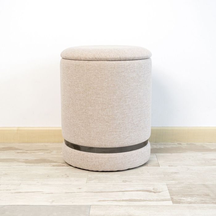 Pouf Vinthera Moa Beige Bois 32 x 40 cm (2 Unités) 6