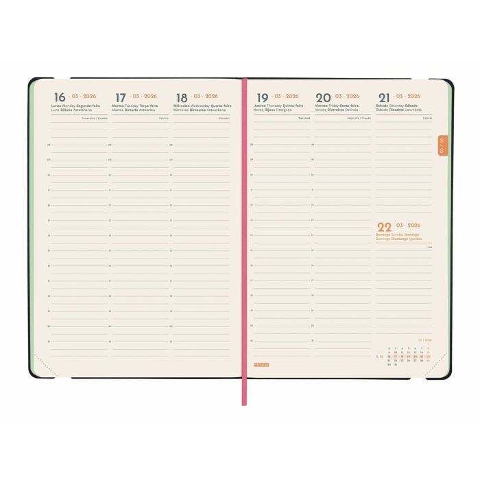 Agenda Finocam FLEXI JOY Bloom A5 14,8 x 21 cm 2026 4