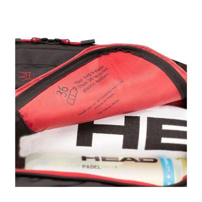 Sac à dos de Padel Head Coello Pro X Noir 3 Sac à dos de Padel Head Coello Pro X Noir 3