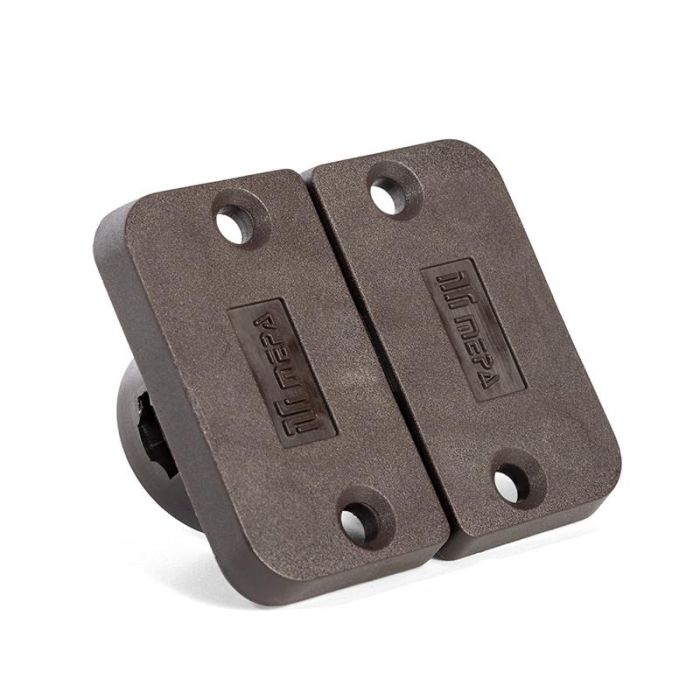 Bisagra Invisible Kirma Marrón, Negro, Gris Para Mesa Plegable Acabado Marrón Herrajes Alk 2