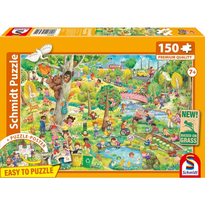 Schmidt Spiele Puzzle 'La nature est un jeu d'enfant' Paysage Magnifique à Reconstituer, 150 Pièces, Dès 7 Ans Schmidt Spiele Puzzle 'La nature est un jeu d'enfant' Paysage Magnifique à Reconstituer, 150 Pièces, Dès 7 Ans