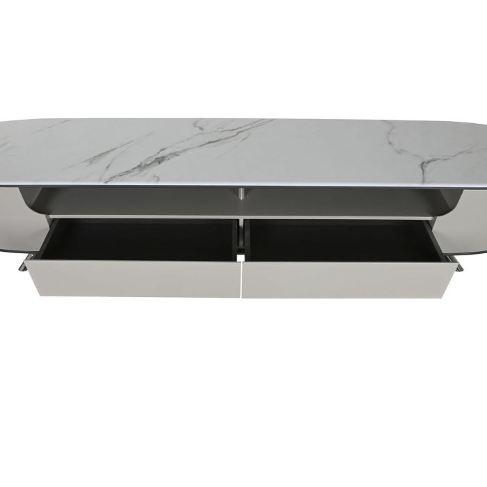 Meubles de télévision Home ESPRIT Blanc Beige 220 x 42 x 41,5 cm 6