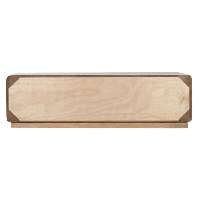 Meubles de télévision Home ESPRIT Naturel Rotin Chêne 157 x 40 x 46 cm 2