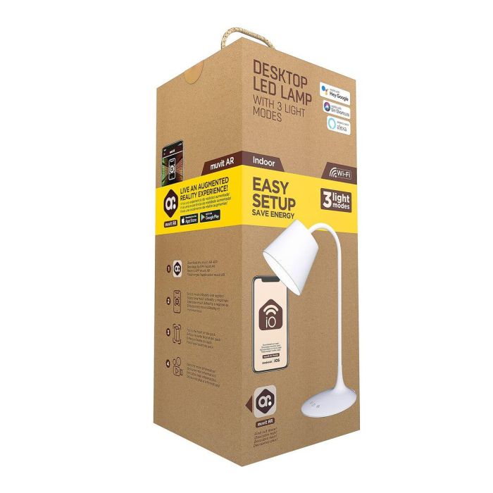 Lampe de bureau Muvit MIOLAMP004 Blanc 6 W Wi-Fi (1 Unité) 9