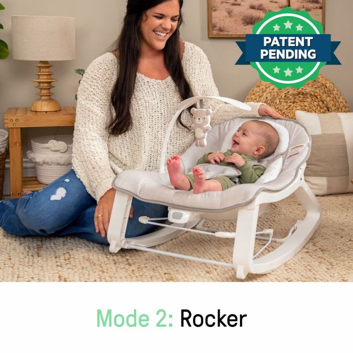 Hamac pour Bébé Ingenuity Blanc Gris 6