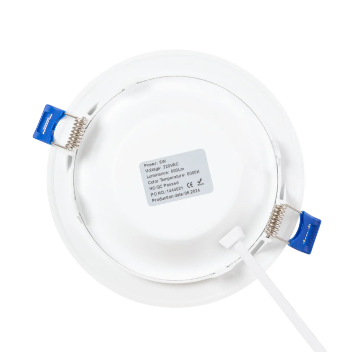 Downlight LED 6W 600Lm 4000K IP20 Aluminium Blanc [HO-DLC-6W-600LM-W] 1