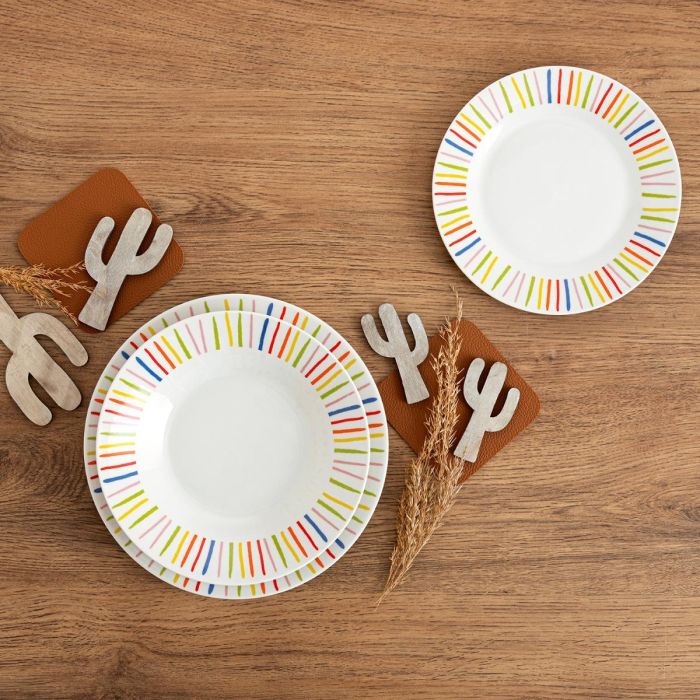 Vajilla Porcelana California Quid 18 Piezas - 6 Personas 2