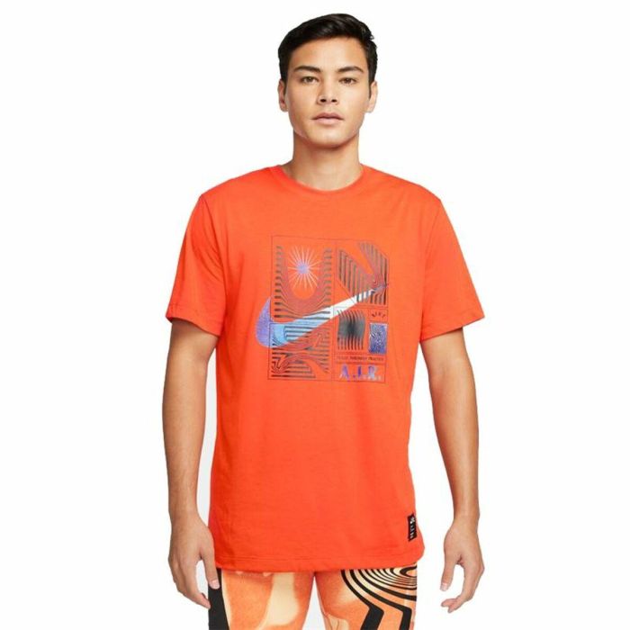 T-shirt à manches courtes homme Nike DM5684-817 Orange (S)