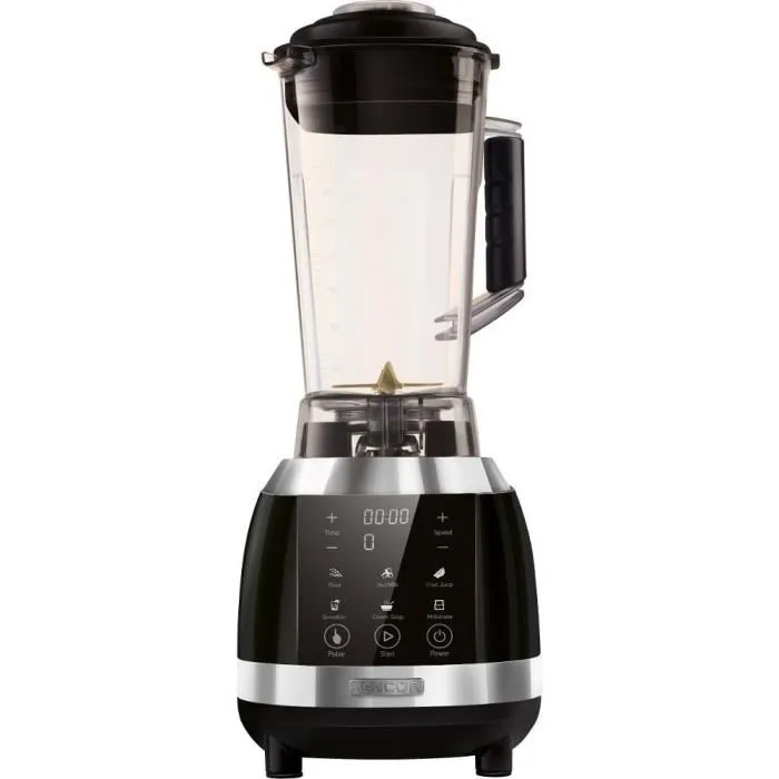 Sencor SBU 7730BK Blender 1800 W Bol 2 L 8 Vitesses 6 Programmes Lames Acier Inoxydable Tritan pour Smoothies et Milkshakes