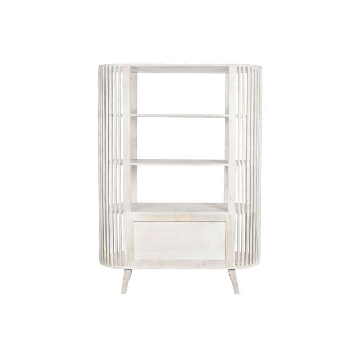 Étagère DKD Home Decor Blanc Bois de manguier 116 x 40 x 160 cm (1) 7 Étagère DKD Home Decor Blanc Bois de manguier 116 x 40 x 160 cm (1) 7