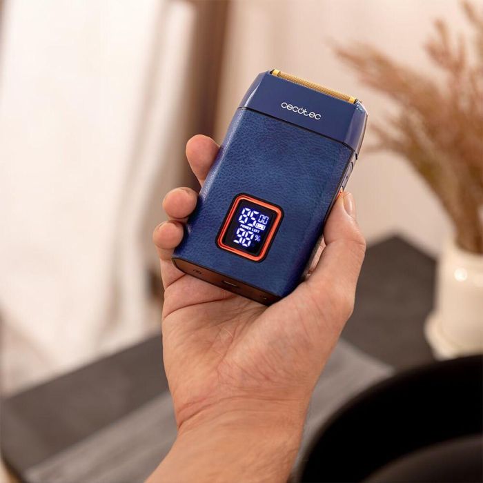 Rasoir électrique Cecotec PrecisionCare X-Trimm Pro Titane 3 vitesses LED 2h bleu 2