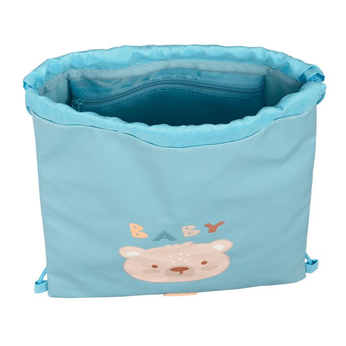 Sac à dos serré par des ficelles Safta Baby bear Bleu 1