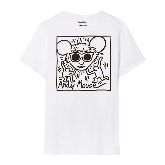 T-shirt à manches courtes homme Jimmy Lion Keith Haring x Jimmy Lion Blanc 7-8 ans 1