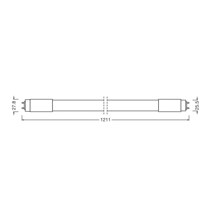 Ledvance Tube LED T8 Balastro Electrónico LVE-4099854025914 G13 14W 1900Lm 3000K IP20 1
