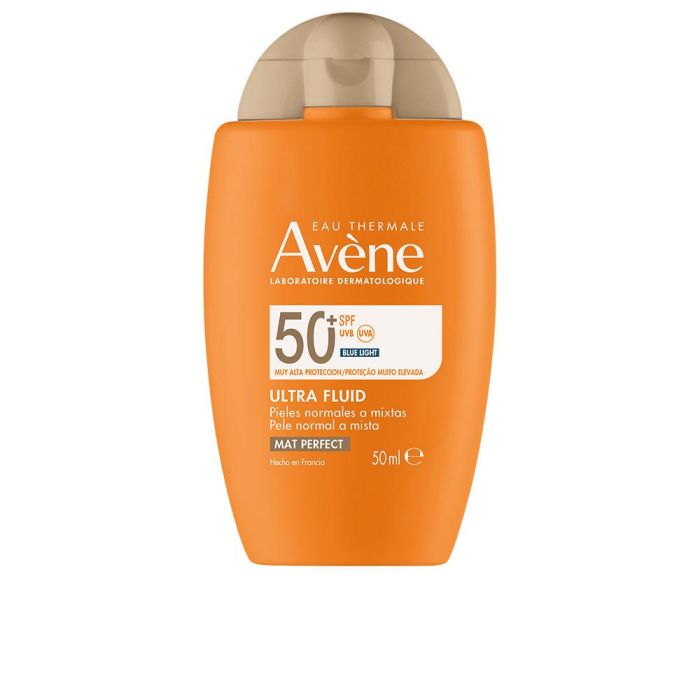 Avène Solaire Ultra Fluid Mat Perfect Crème Solaire Universelle Visage Spf 50 50 mL
