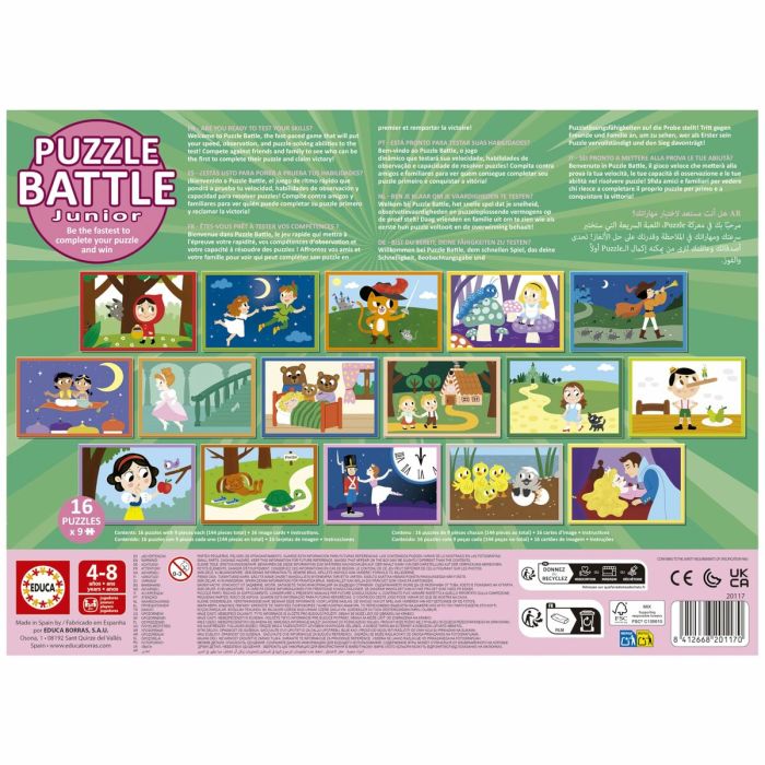 Puzzle Educa Battle Jr Contes 16 Pièces 8
