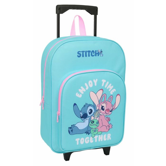 Cartable à roulettes Stitch Bleu 32 x 42 x 14 cm 3