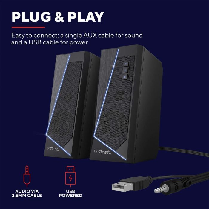 Haut-parleurs pour jeu Trust GXT 609 Zoxa 13