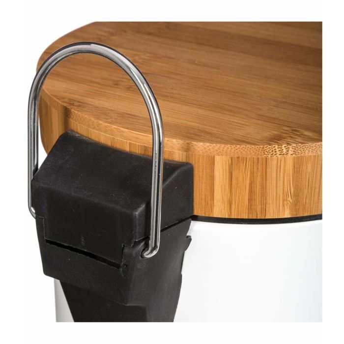 Poubelle à pédale 5five Simply Smart Natureo Blanc Naturel 3 L 2