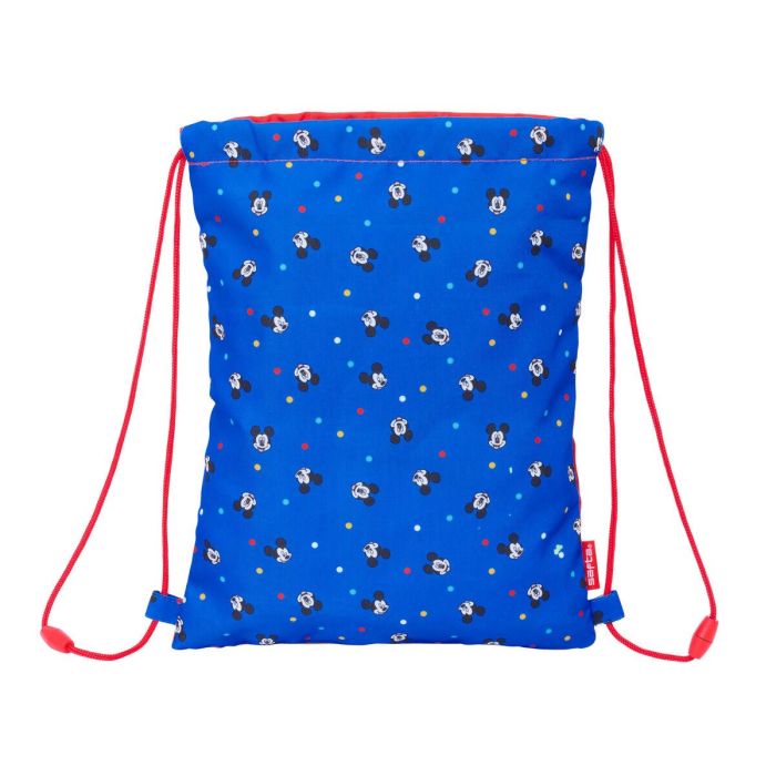 Sac à dos serré par des ficelles Mickey Mouse Clubhouse Good day Bleu 26 x 34 x 1 cm 3