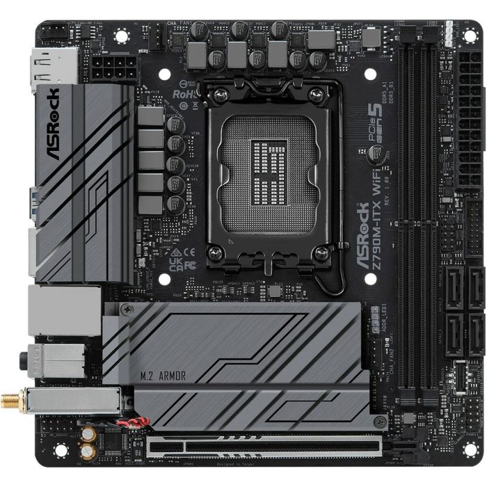 Carte Mère ASRock Z790M-ITX WiFi LGA 1700 INTEL Z790 3