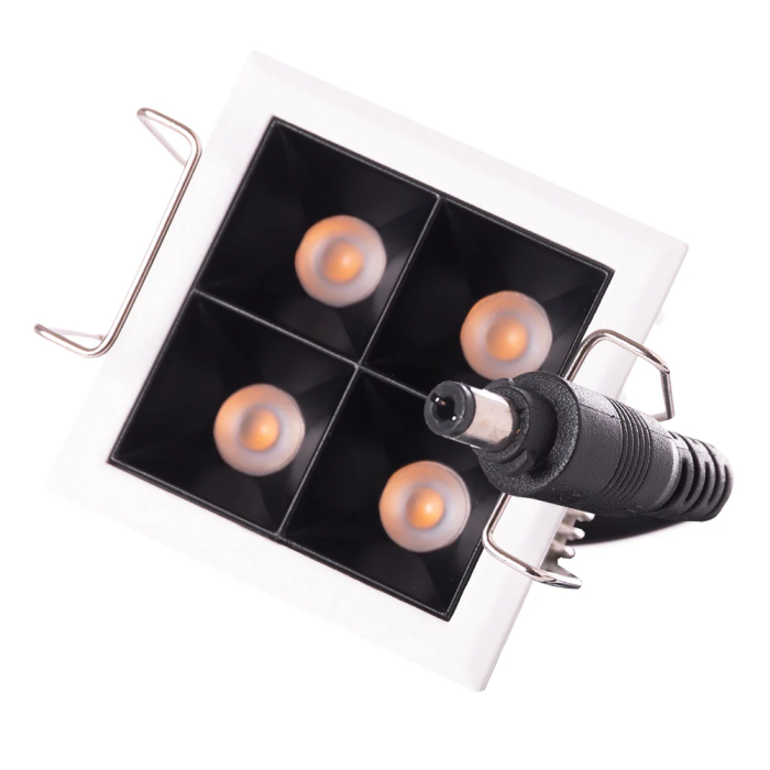 Downlight LED 5W 360Lm 2700K Rectangulaire PRO SMD3030 50.000H [JW-5W-M-WW] 2