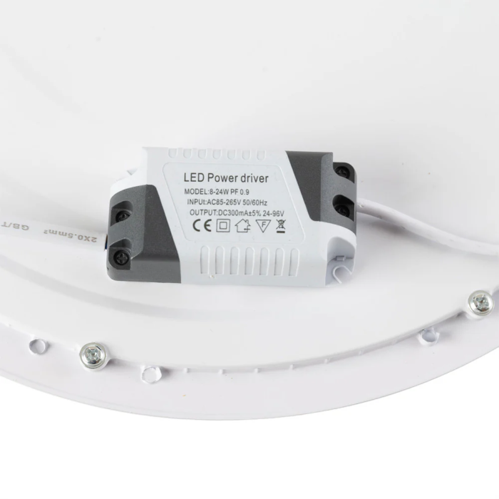 Plaque LED Circulaire 25W 2500Lm 3000-6000K CCT (Tonalité Lumière Réglable) 40 000H [HO-RDP16-25W-CCT]