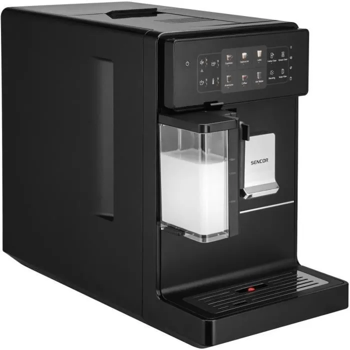 Sencor SES 9300BK Machine à Expresso avec Système EasyLatte, Broyeur Inox 19 bars, Réservoir 1.3L, Panneau LED Sencor SES 9300BK Machine à Expresso avec Système EasyLatte, Broyeur Inox 19 bars, Réservoir 1.3L, Panneau LED