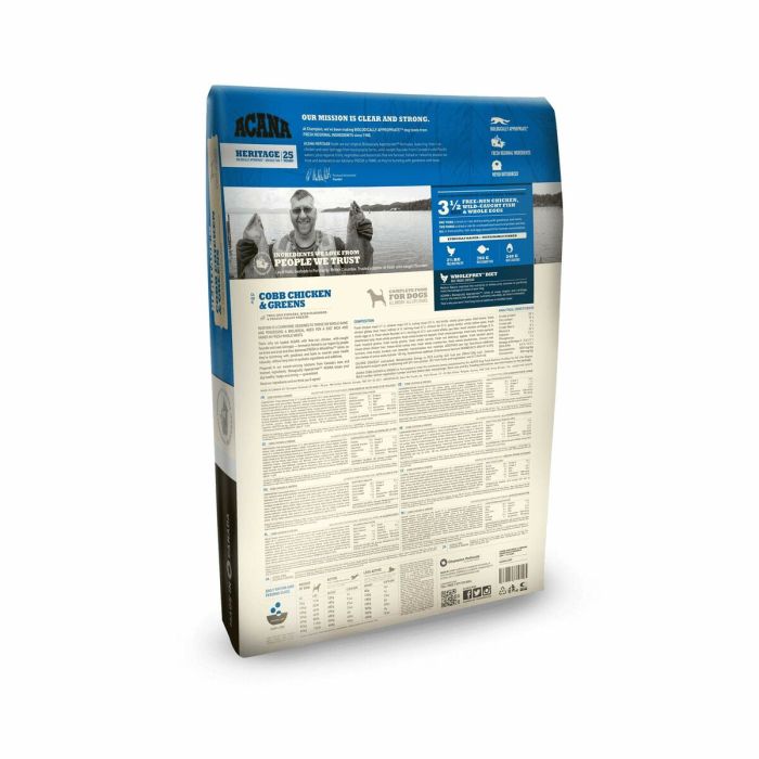 Nourriture Acana Dog TF Heritage Adult Adulte Poulet Dinde Poisson 11,4 Kg 1 kg 1