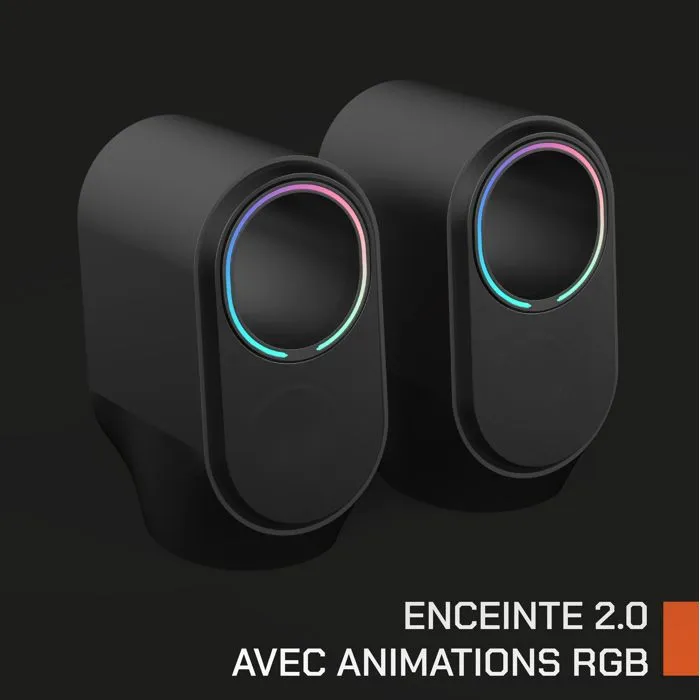 Nova Gaming Enceinte Bluetooth Portable Cygnus GS115 - Design Gaming avec LED RGB - Noir - pour Ordinateur, Console et Smartphone Nova Gaming Enceinte Bluetooth Portable Cygnus GS115 - Design Gaming avec LED RGB - Noir - pour Ordinateur, Console et Smartphone