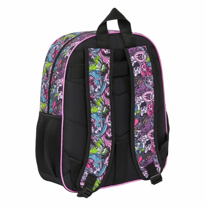 Cartable Monster High Drama Multicouleur 32 x 38 x 12 cm 1
