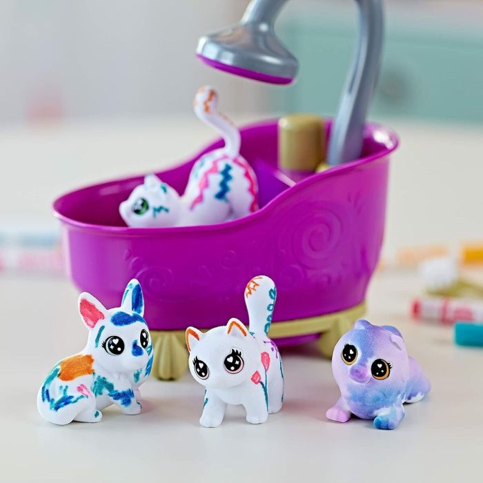 Playset Washimals Pets Crayola 74-7453 Baignoire 6 Pièces 2