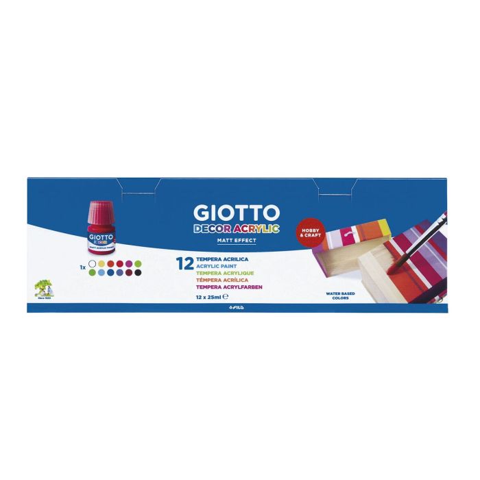 Gouache Giotto Decor Multicouleur 12 Pièces 25 ml (12 Unités) 0 Gouache Giotto Decor Multicouleur 12 Pièces 25 ml (12 Unités) 0