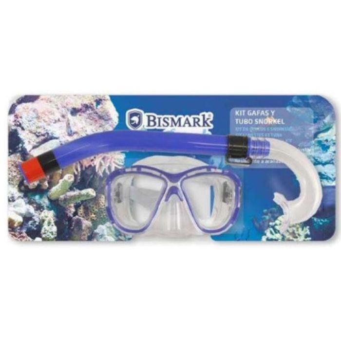 Masque de Plongée avec Tube Bismark Adultes PVC 1